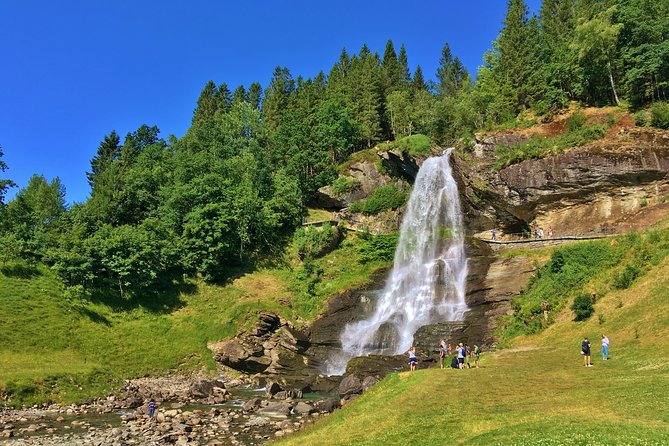 PRIVATE GUIDED TOUR: Folgefonna Glacier roundtrip from Bergen, 8 hours - Steinsdalsfossen and the walkway behind the water