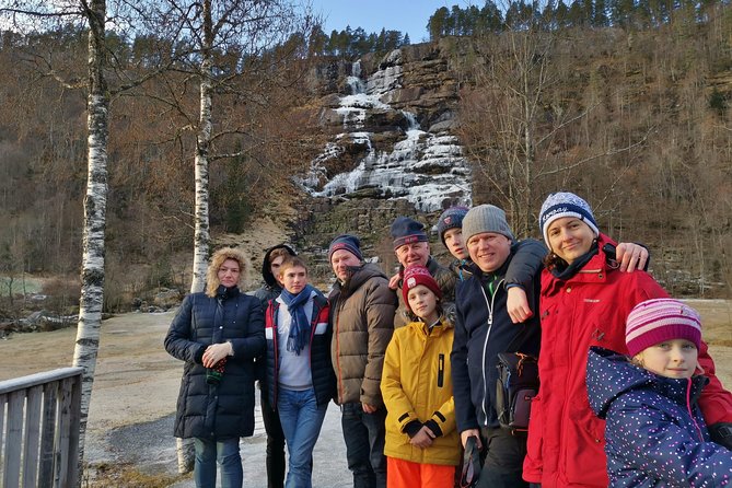 PRIVATE GUIDED TOUR: Norway's Highlights – Viking Special, 11-12 hours – WINTER - Three winter waterfalls near Voss and Stalheim