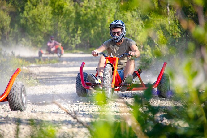 Racing Mountain Cart in Dagali near Geilo, Norway - Racing down the 670-meter action slope