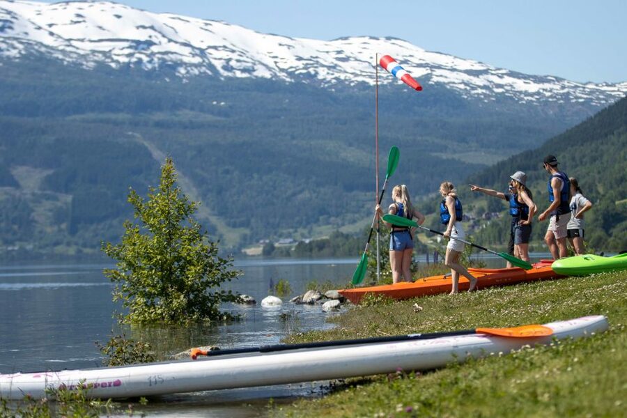 Rental - Sea Kayak - Vangsvatnet from the water