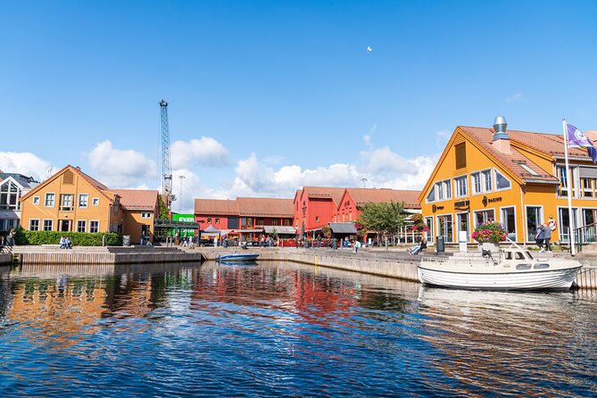 RIB Speed Sightseeing in Kristiansand - Tømmerstø Brygge and the cabins along the water
