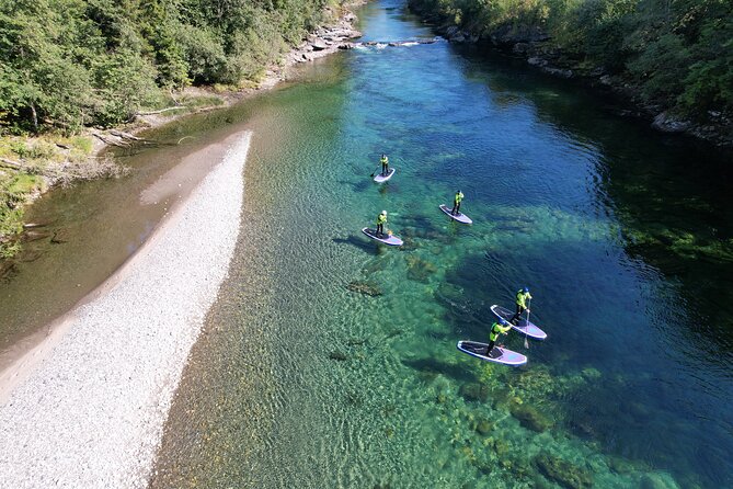 River SUP Voss - Learning SUP on the lake before the current