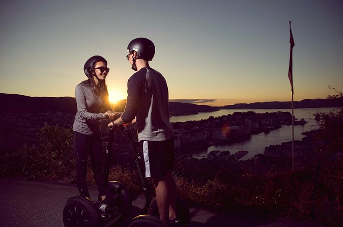 Segway Night Tour of Bergen - A quick look at Bryggen’s Hanseatic Wharf
