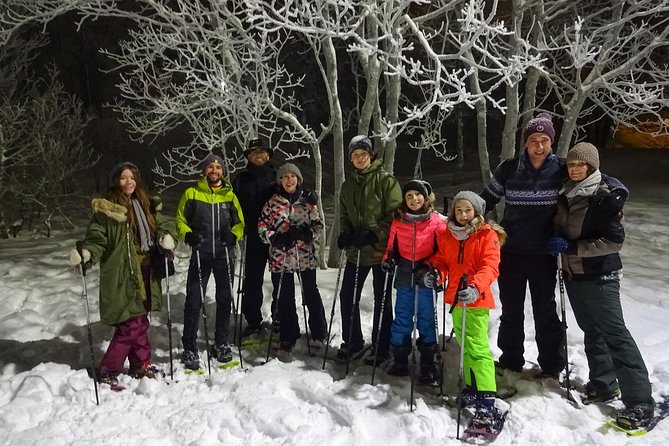 Snowshoe trip with a campfire in Tromso - From Tromsø harbor to the snow
