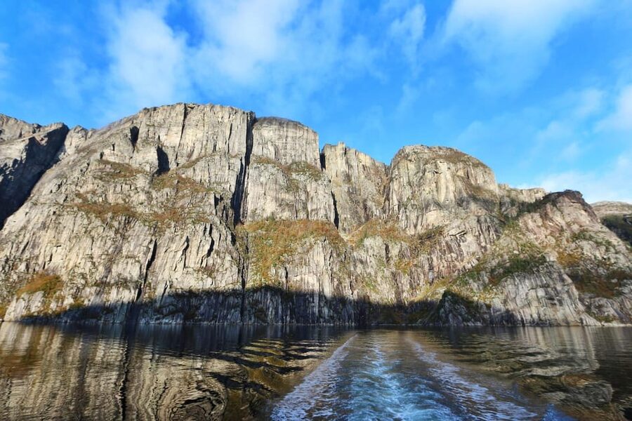 Stavanger: Fjord Cruise to Lysefjord and Pulpit Rock - Ådnøy and the first fjord views