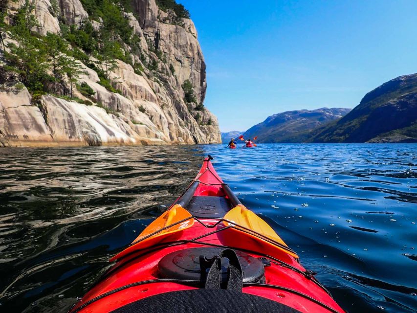 Stavanger: Guided Kayaking in Lysefjord - Meeting Nordic Paddling near Dørvika Beach
