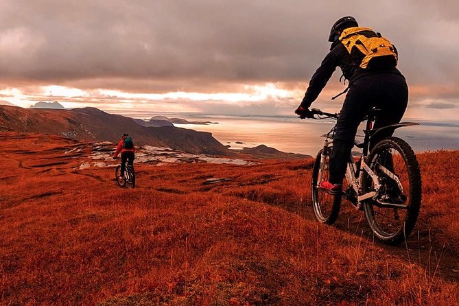 Trail challenge with electric mountainbike - The climb to Keiservarden at 360 meters