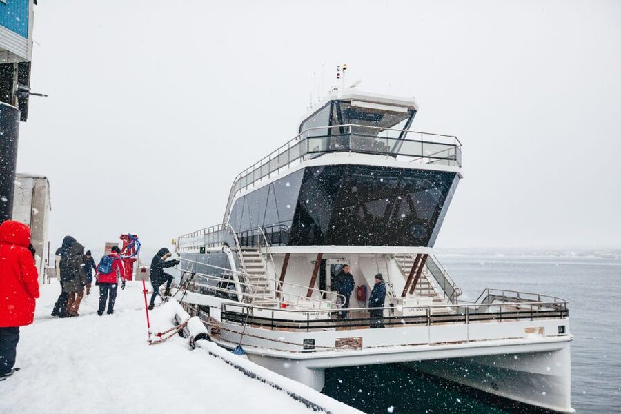 Tromsø: Arctic Fjord Cruise With Stop On Land At Fish Racks - Rystraumen and the moving water