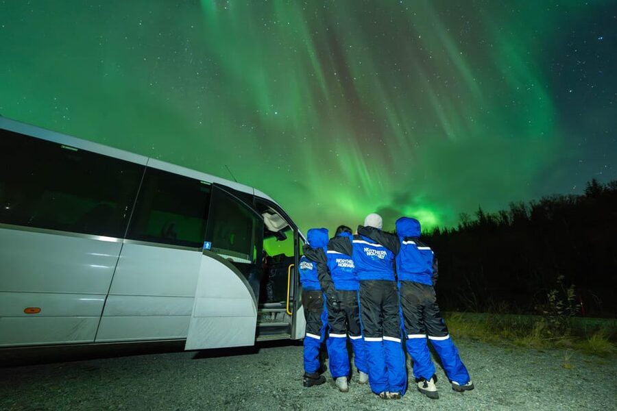 Tromsø: Aurora Borealis, Campfire, Hot Meal, Arctic Tour - The drive through Arctic Norway