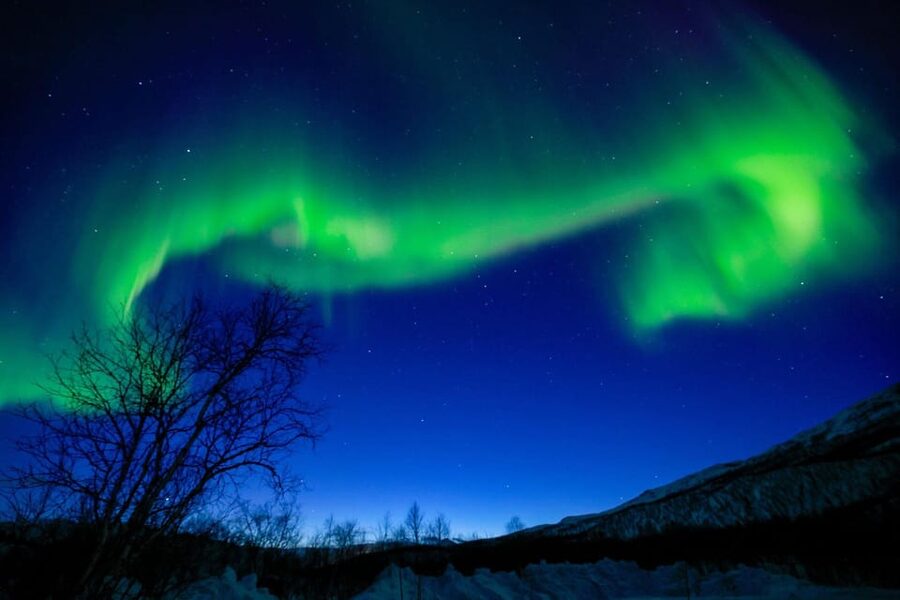 Tromsø Chinese Aurora Tour - Leaving Tromsø for the northern sky