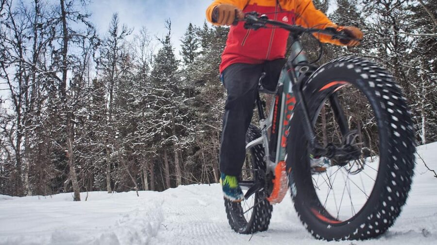 Tromsø: Electric fatbike trip on winter paths - Getting comfortable on the electric fatbike