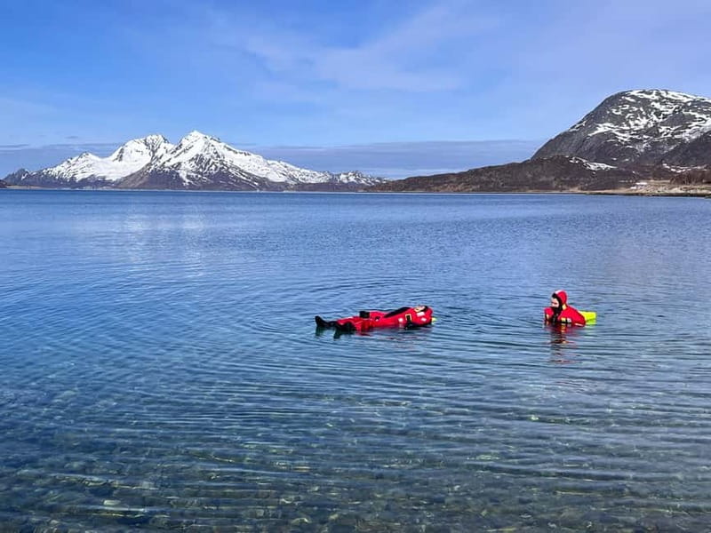 Tromsø: Fjord and Floating Safari, Arctic Floating - A Norwegian beach day with fire and food
