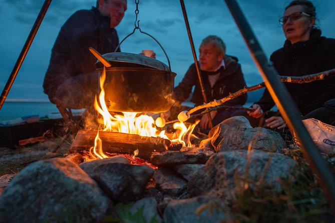 Tromsø: Midnight Sun with Campfire with Wandering Owl - The midnight sun in practical terms
