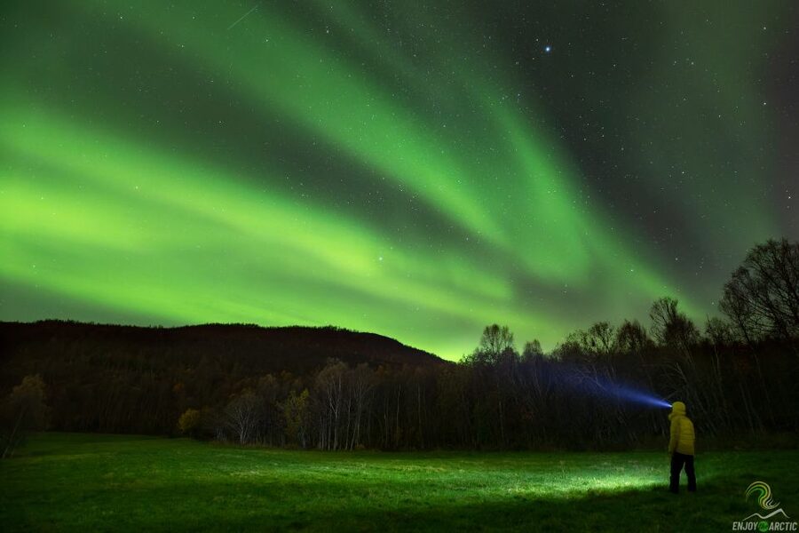 Tromsø: Northern Lights Trip with Campfire and Snacks - Leaving Tromsø for darker skies