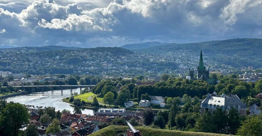 Trondheim: Audio Guide Panorama Bustour - Key points at a glance