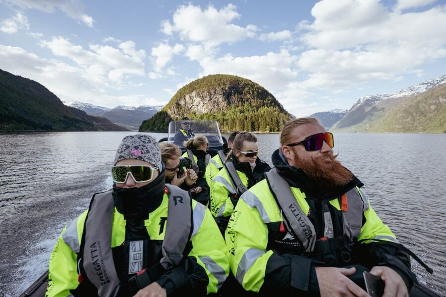 Ulvik: Hardangerfjord Ultimate RIB Tour - The first run across Ulvikfjord and Hardangerfjord