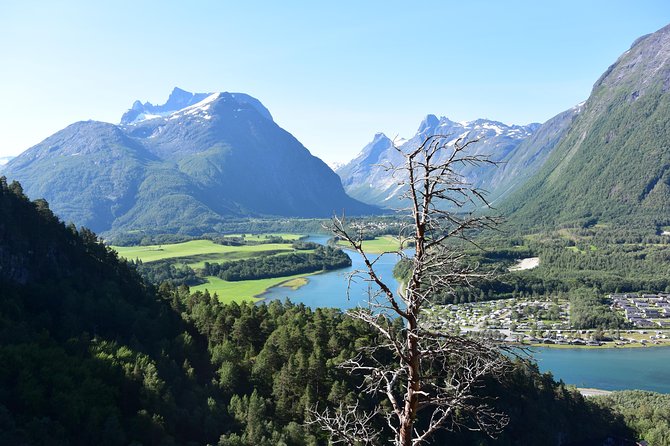 Via Ferrata Åndalsnes Intro Wall - Views toward Troll Wall and Romsdalshorn