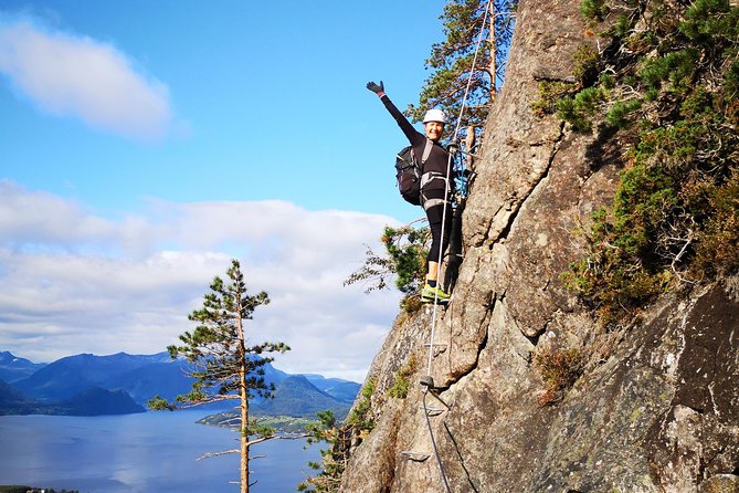 Via Ferrata Åndalsnes Intro Wall - The walk to the start of the wall