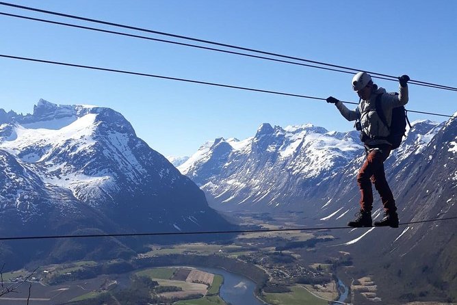 Via Ferrata Åndalsnes West Wall - The finish at Nesaksla and Rampestreken