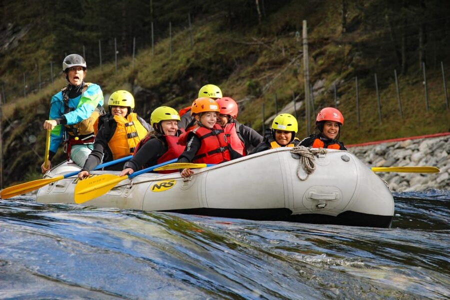 Voss: Family Rafting on the Vosso River - What the 90-minute rafting section feels like