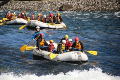 Family Rafting on the Vosso River