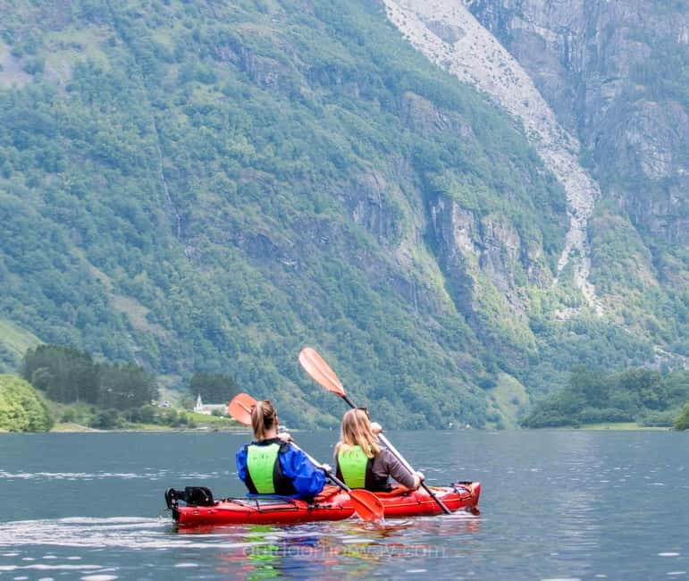 Vossevangen: Nærøyfjord Full-Day Guided Kayaking Trip - The 40-minute ride toward Nærøyfjord